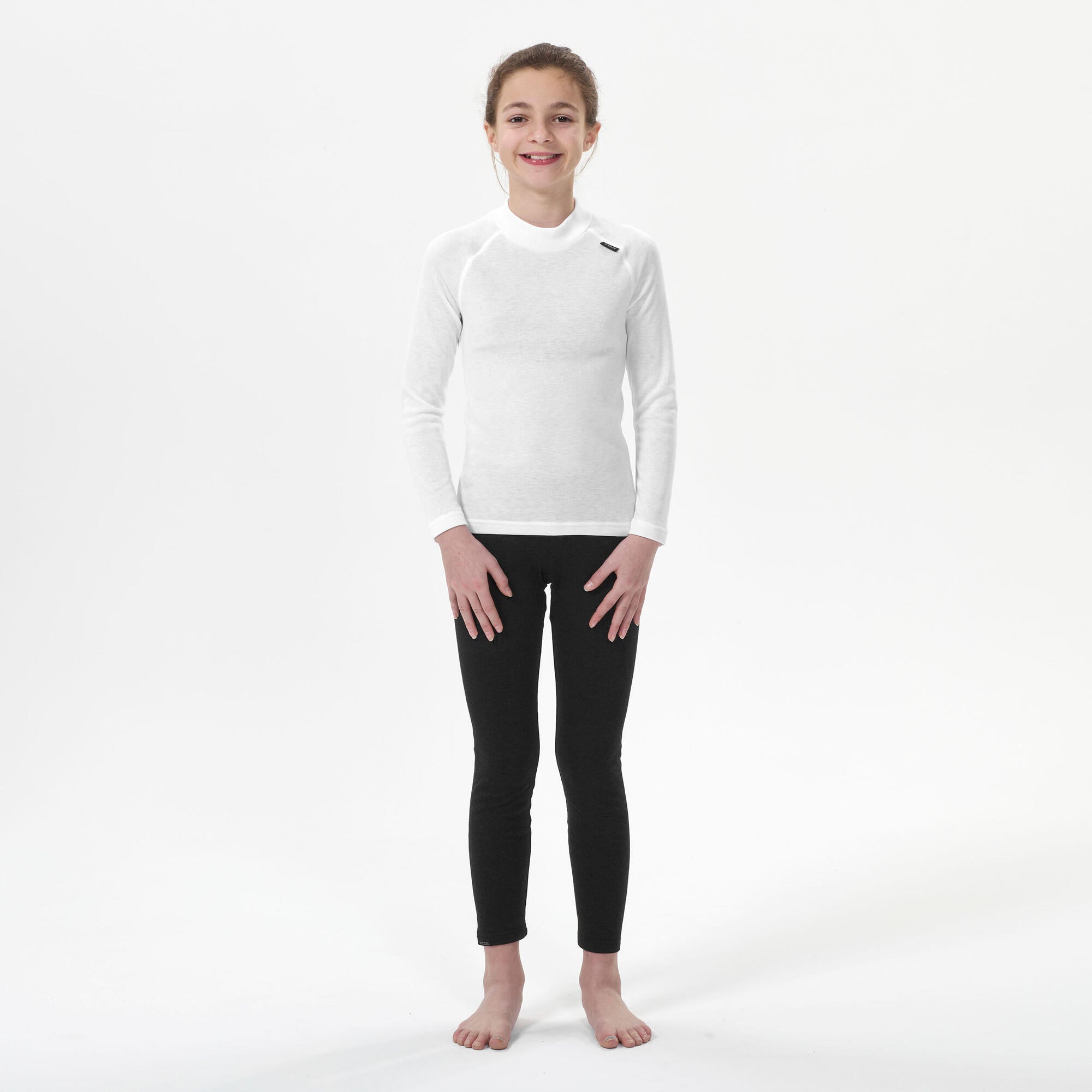Wedze Kids' BL100 Thermal Ski Base Layer Bottom - Image 6