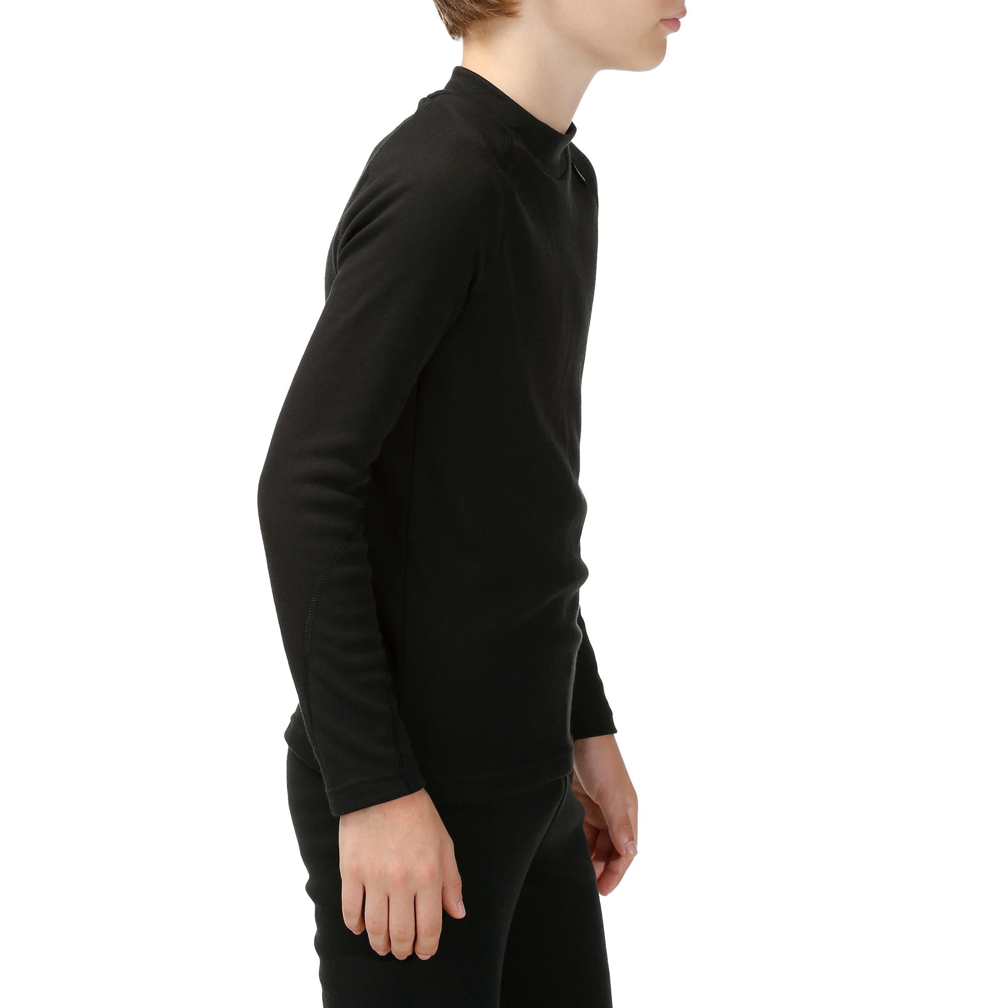 Wedze Kids' BL100 Thermal Ski Base Layer Top - Image 2