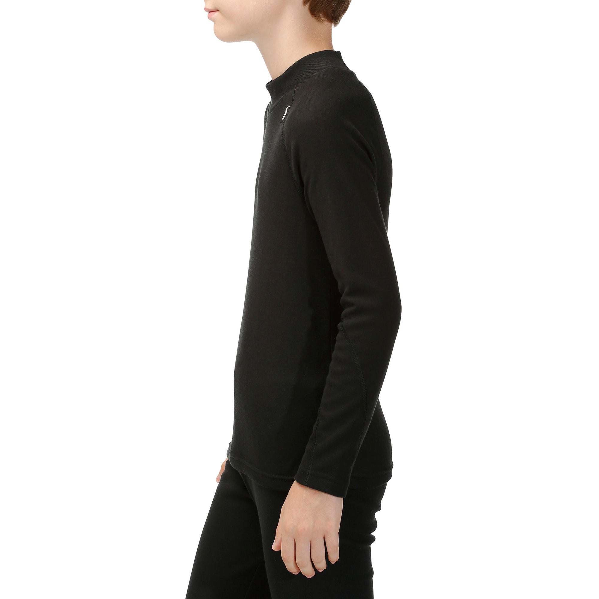 Wedze Kids' BL100 Thermal Ski Base Layer Top - Image 3