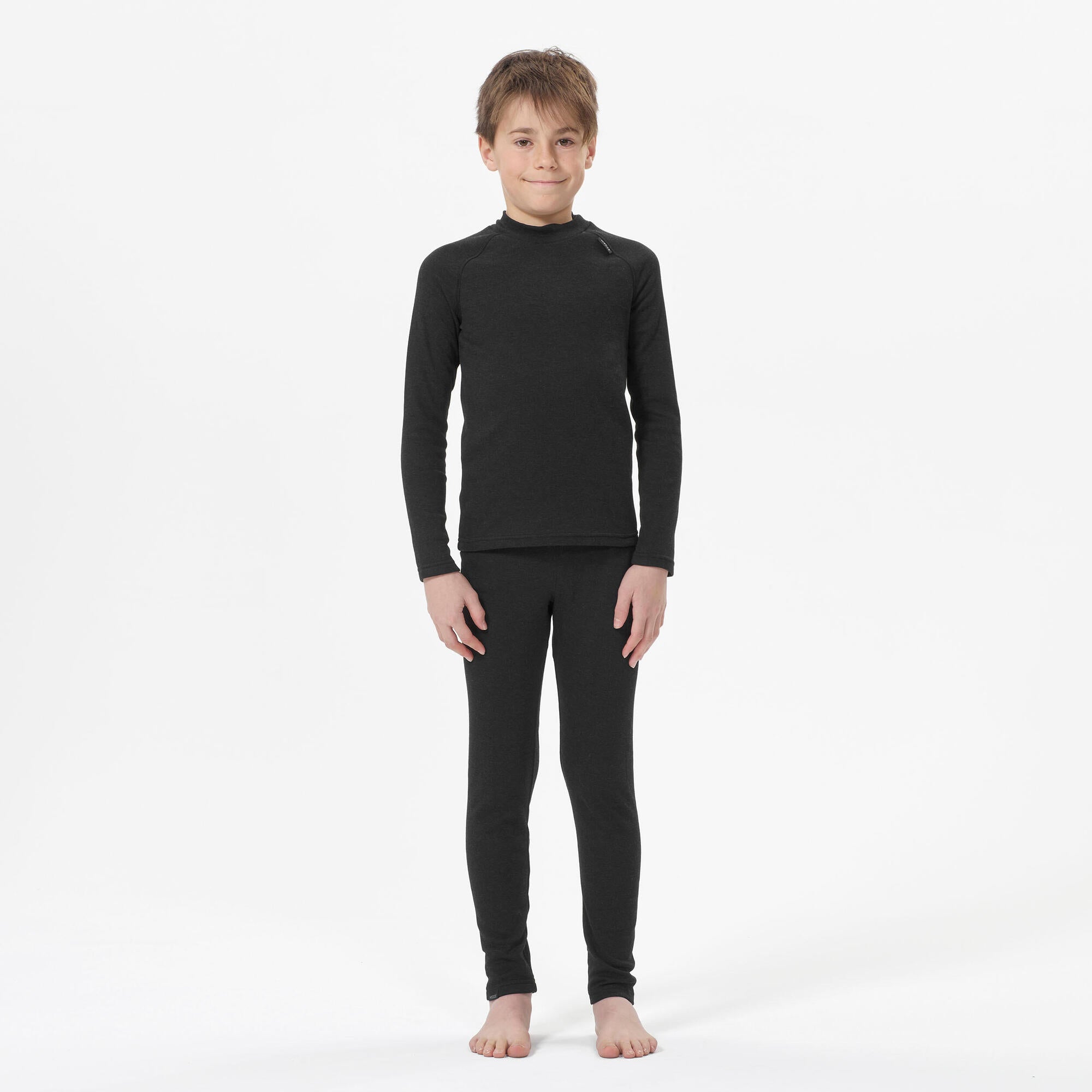 Wedze Kids' BL100 Thermal Ski Base Layer Top - Image 5