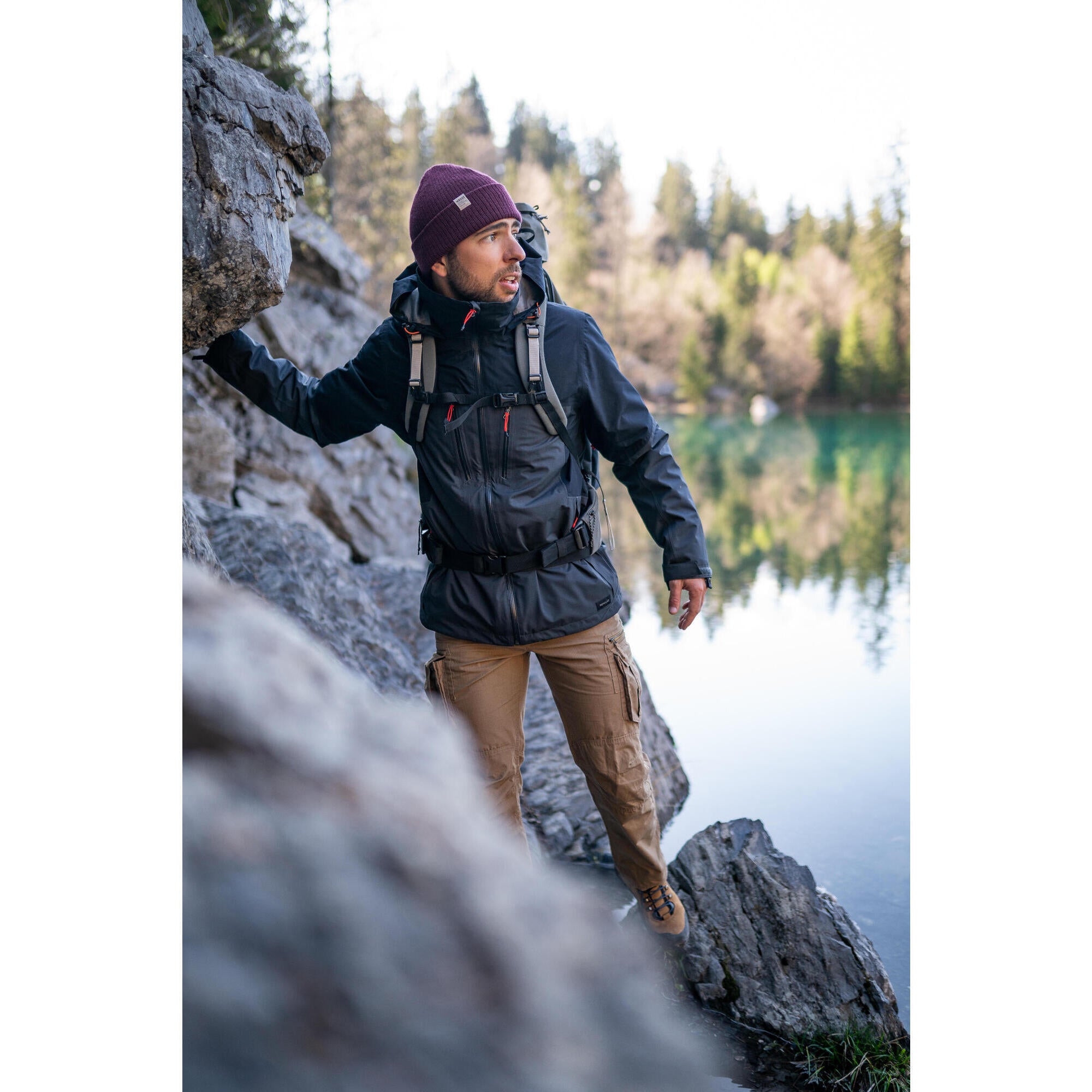 Forclaz Men's Travel 500 3-in-1 Waterproof Jacket - Image 13