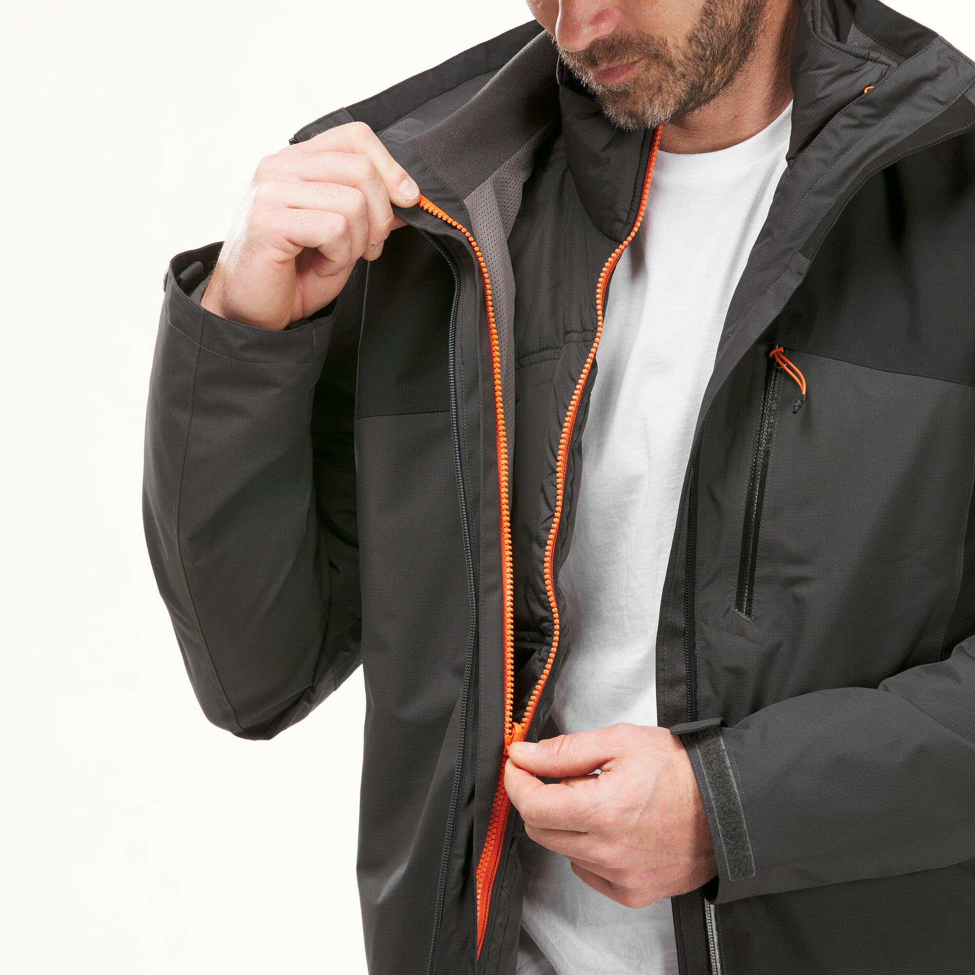 Forclaz Men's Travel 500 3-in-1 Waterproof Jacket - Image 7