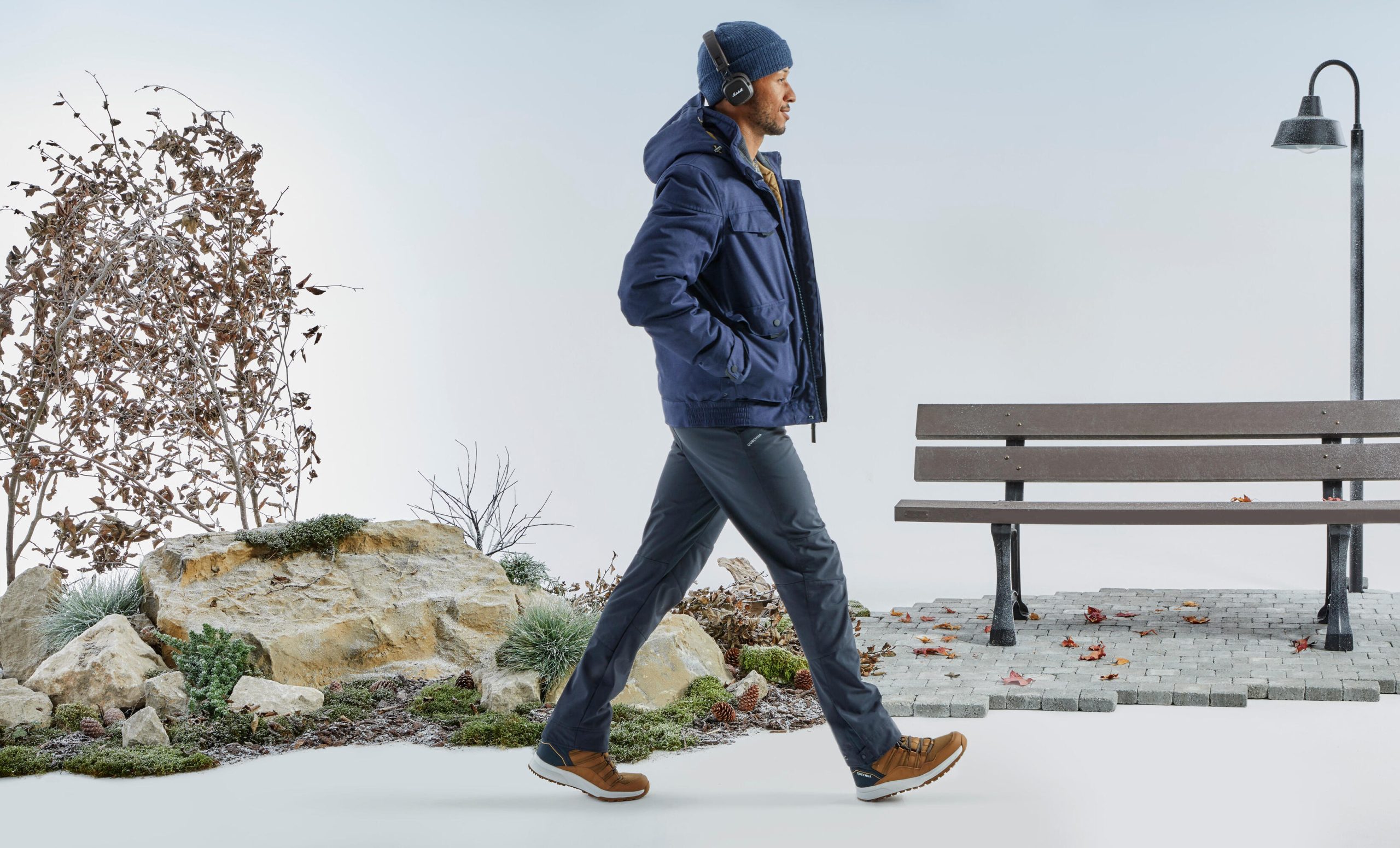 Quechua Men's SH100 X-Warm Waterproof Hiking Boots - Image 6