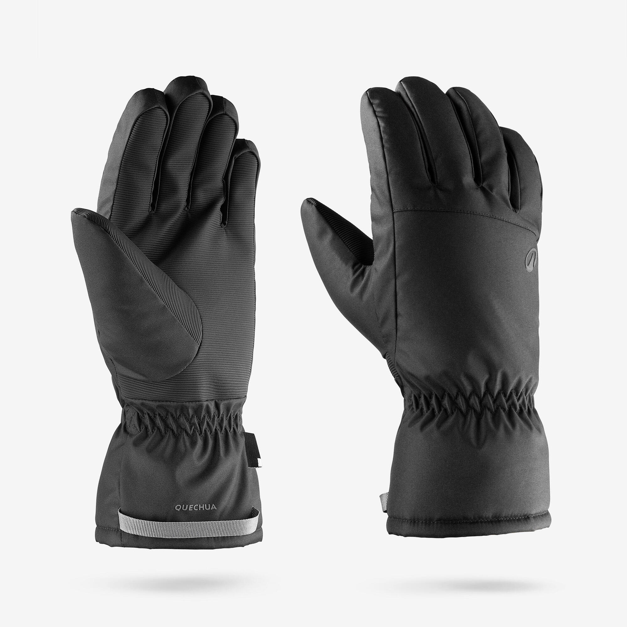 Wedze Adult 100 Waterproof Ski Gloves - Image 2