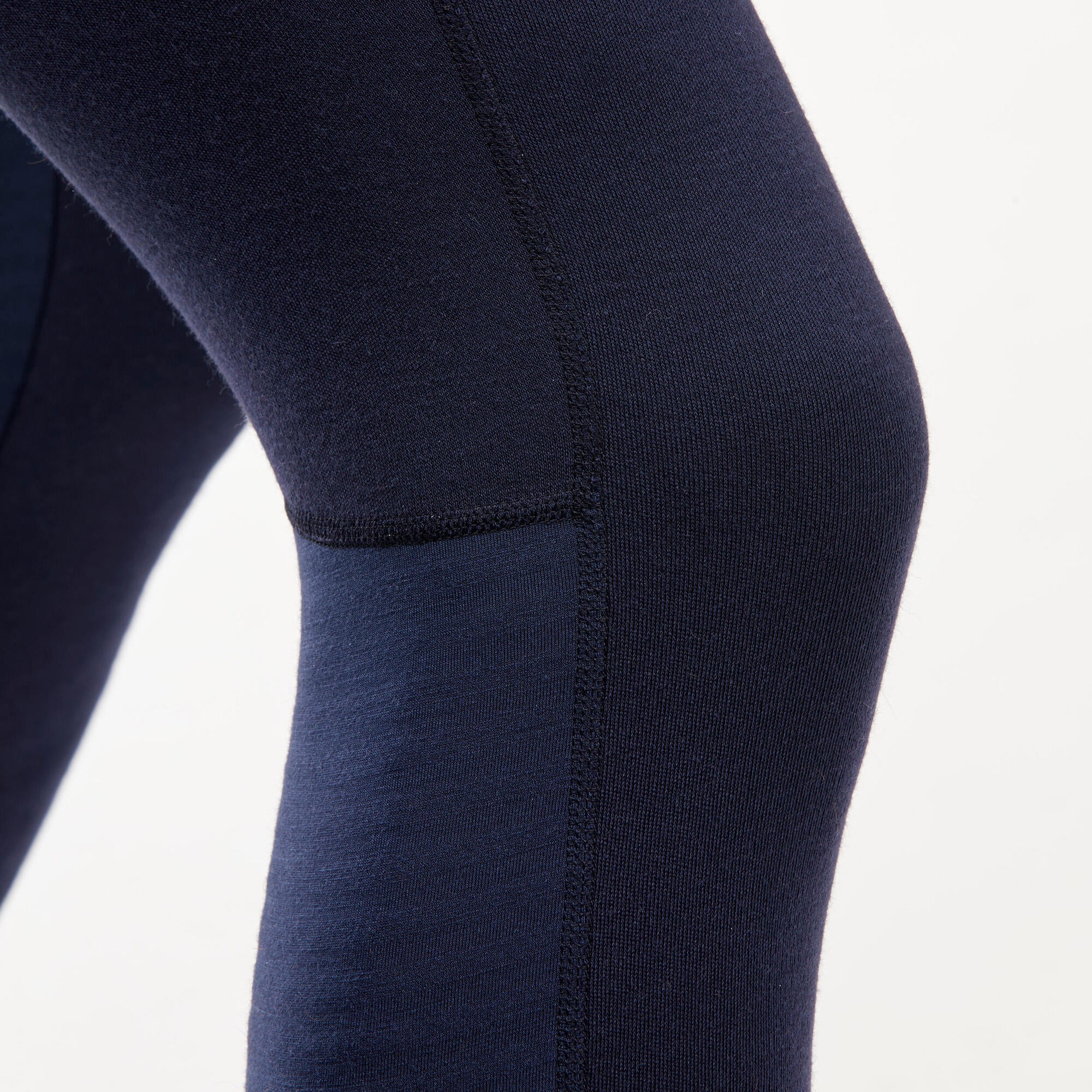 Forclaz Men's Mountain Backpacking Merino Wool Base Layer Tights Leggings - MT900 - Image 3