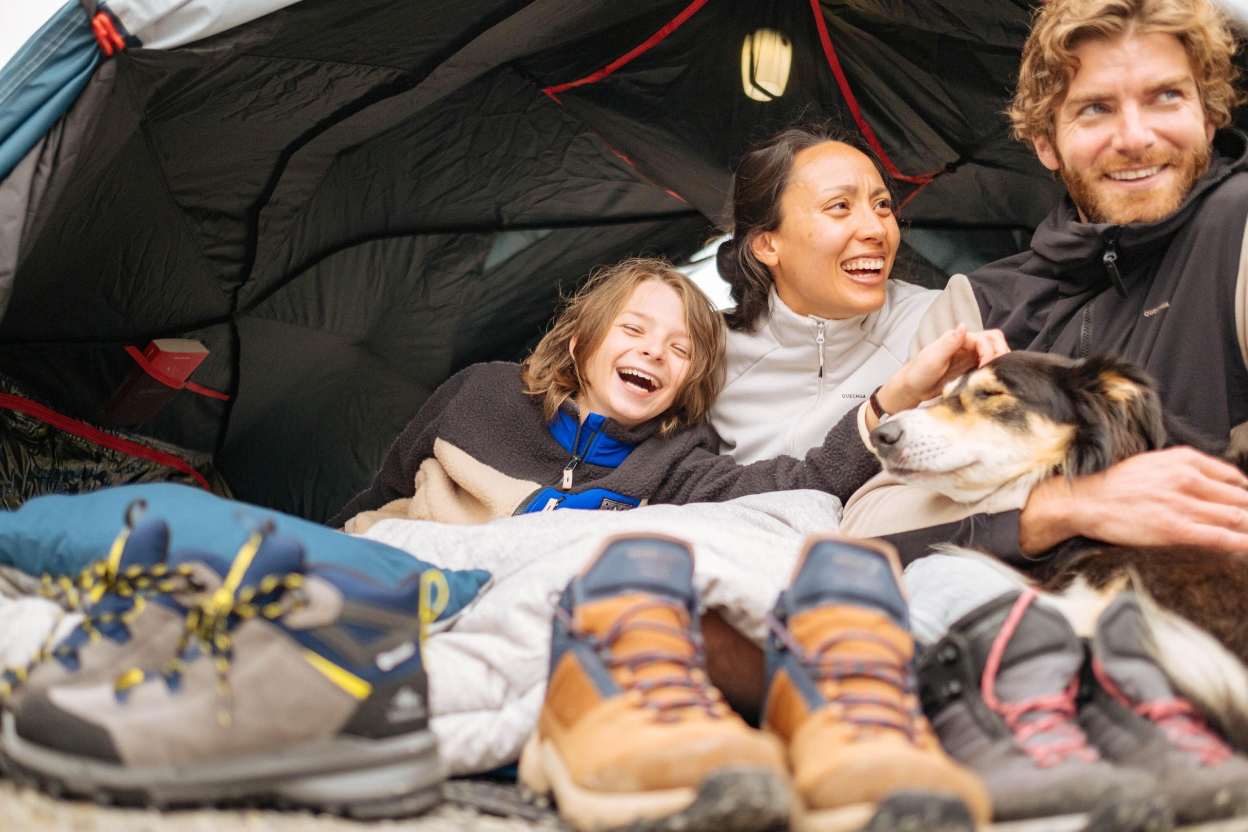 Quechua 2 Second Easy Fresh & Black Waterproof Pop Up Camping Tent 3 Person - Image 30