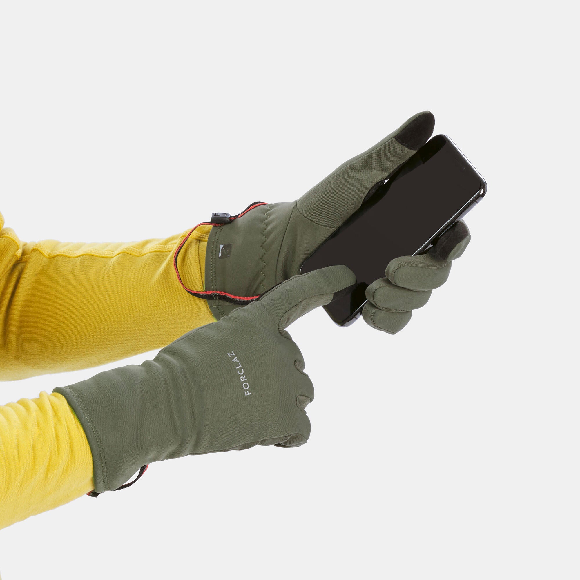 Forclaz Adult MT500 Touchscreen Stretch Backpacking Gloves - Image 11