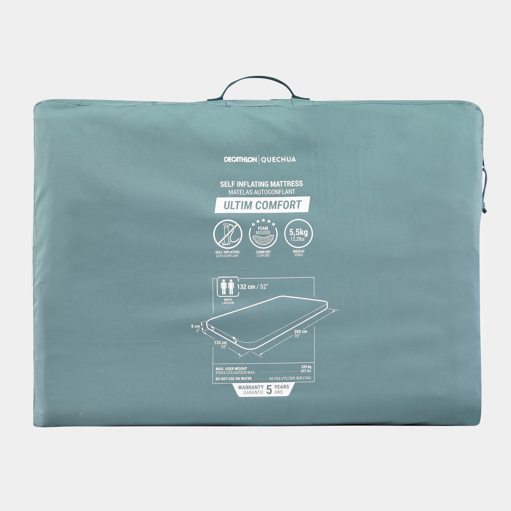 Quechua Ultimate Comfort Self-Inflating Mattress - 2 Person - Image 2