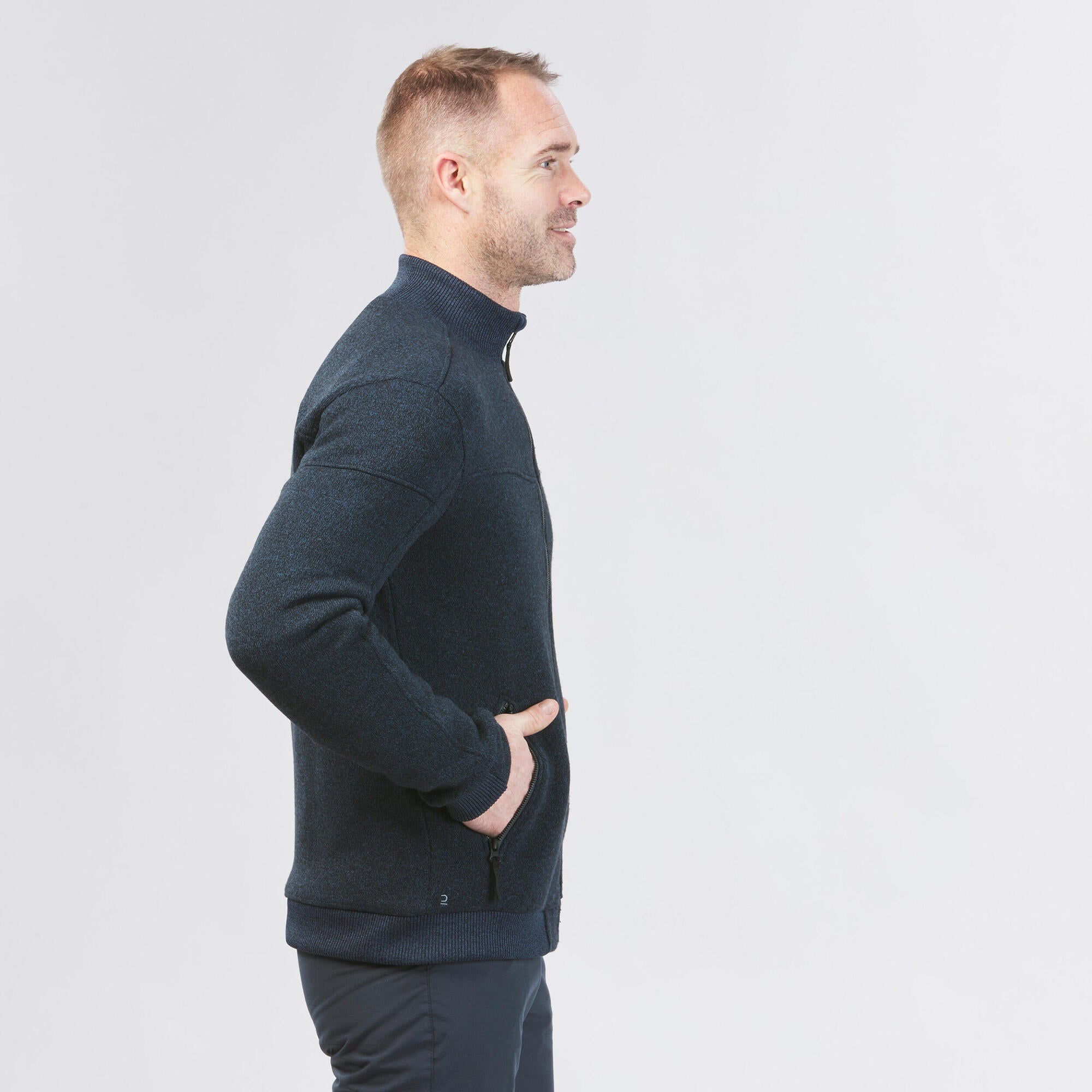 Quechua Men's SH100 Fleece Winter Jacket - Image 3