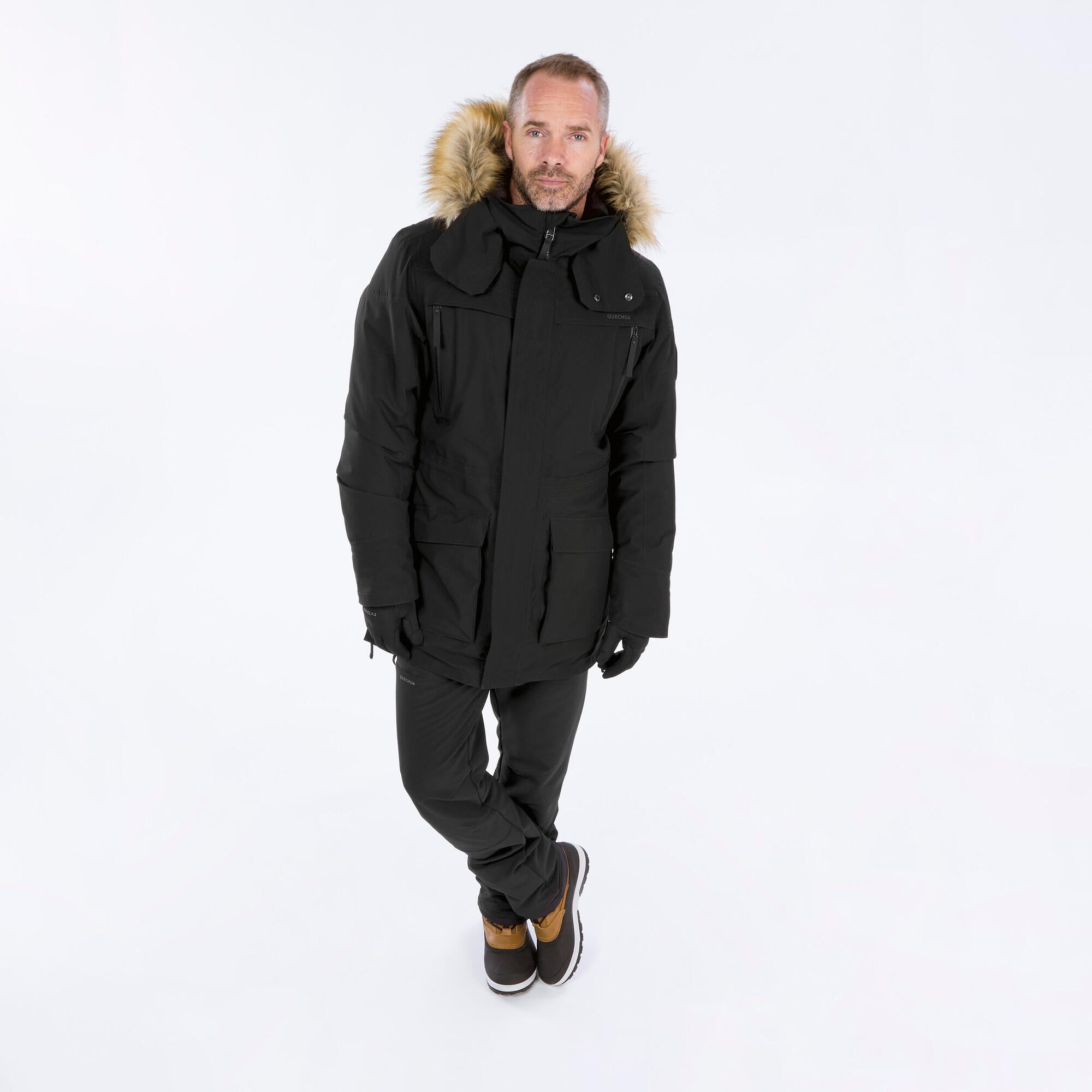 Quechua Men's NH900 Winter Waterproof Hiking Parka - Image 2
