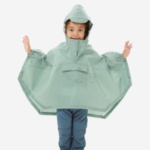 Quechua Kids' MH100 Rain Poncho – Ages 2–6