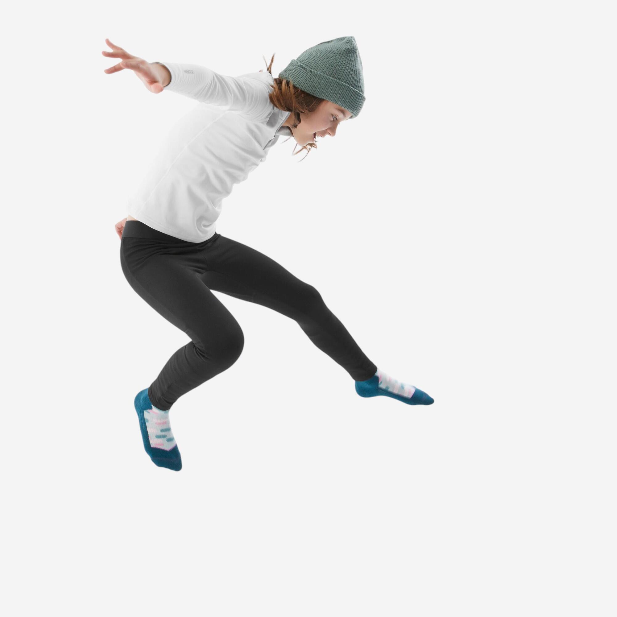 Wedze Kids' BL500 Thermal Ski Base Layer Bottom - Image 9