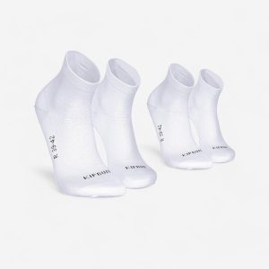 Kiprun Run 500 Thin Breathable Mid Socks 2-Pack