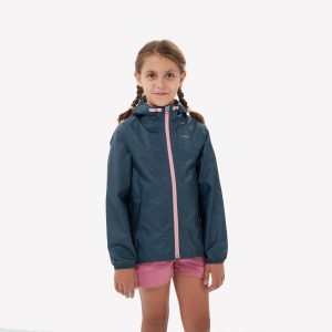Quechua Kids' MH150 Waterproof Hiking Jacket – Ages 7–15