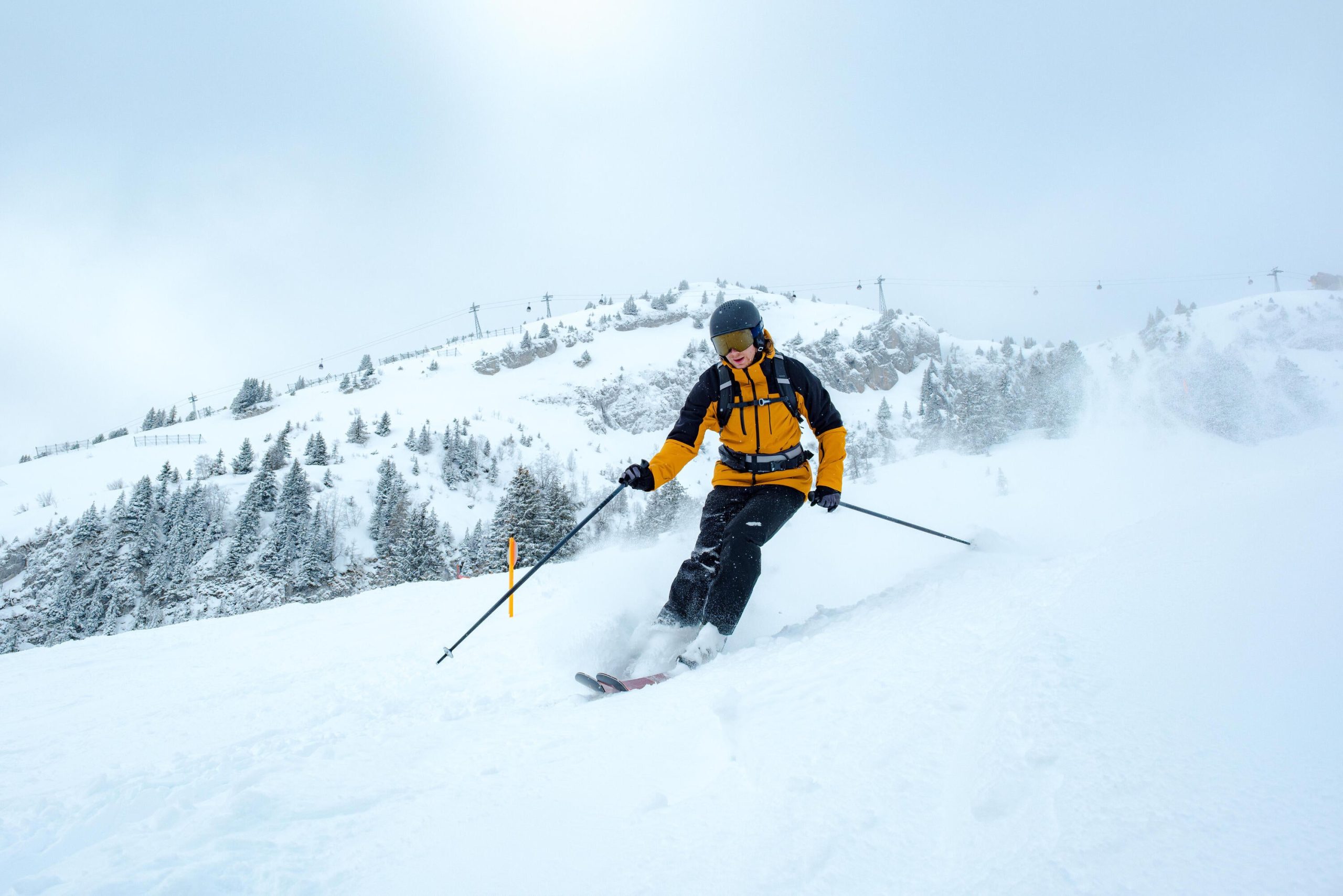 Wedze Men's 100 Warm Waterproof Snow Pants - Image 9