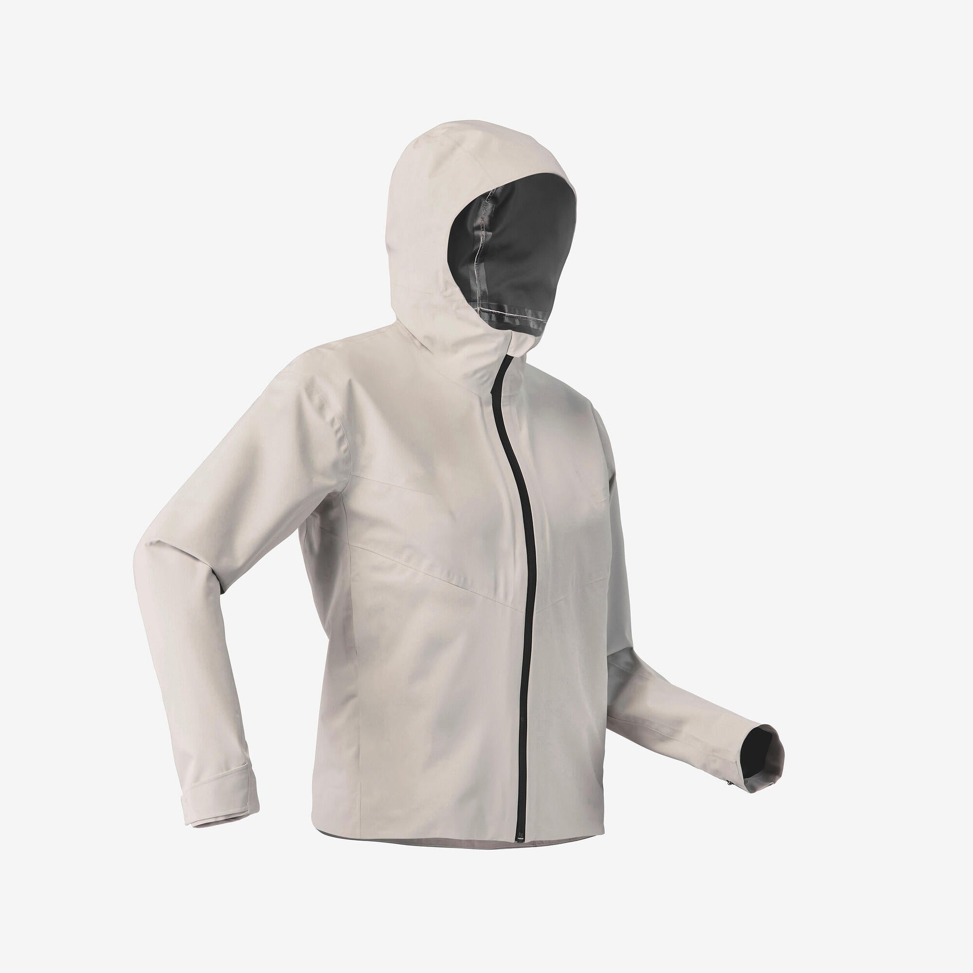 Quechua Women's MH100 Lightweight Waterproof Hiking Jacket - Image 9