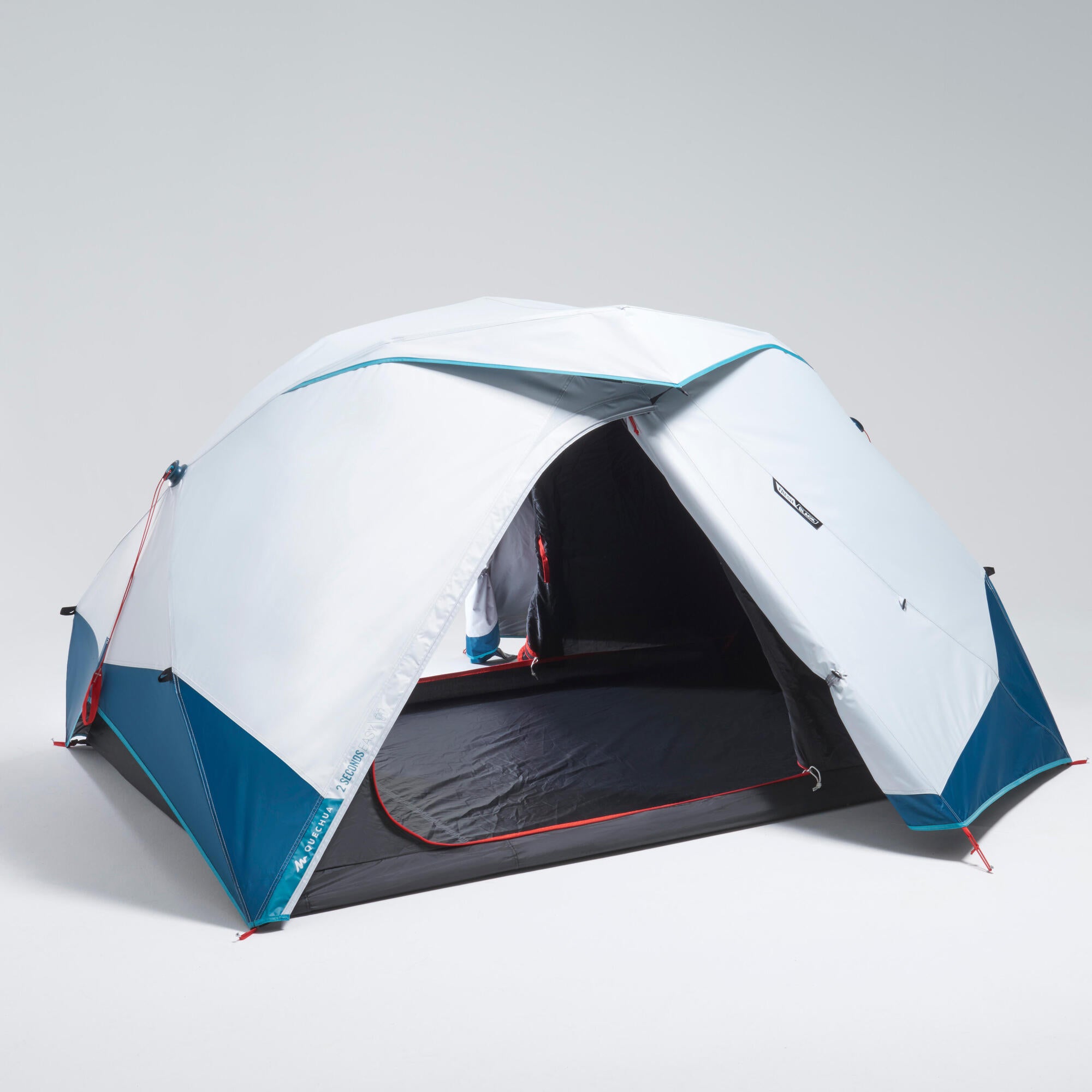 Quechua 2 Second Easy Fresh & Black Waterproof Pop Up Camping Tent 2 Person - Image 6